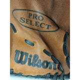 12.5 " A2476 Pro Select Wilson Baseball Glove Mitt Leather RHT VGC Dual Hinge