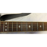 Belcat SOV-700 Acoustic Electric Guitar Bowlback Black Rosewood Ovation Celebrity CC57 Handcrafted Leather Strap Korea