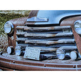 12x17 1980s Sun Valley Auto Club Dennis Collins Framed Porsche Dealership Art Print Idaho Truck Rulon Evans