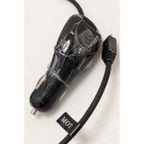 AS-IS CC24 Motorola Micro USB Black Car Charger Plastic Single USB Port Cig Lighter Plug
