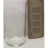 4" West End Brewing Co. Utica New York Pint Glass 16 Oz Clear "High Grade Beers Only" Unique In Excellence Vintage