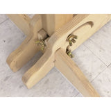 Grace Hoop Arm Foldable 22" Square Hand Quilting Frame W Stand Wood Adjustable