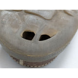 Arizona Jean Co AS-IS W9 M8 Y2K Vintage 90s Brown Leather Chunky Slide Sandals Slip-On Garden Work