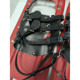 22" MSR Denali Lightweight Snowshoes Pair Red Plastic & Metal Grip Traction Straps evo classic