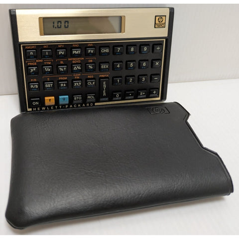 Hewlett-Packard HP 12C Financial Calculator Case School Student