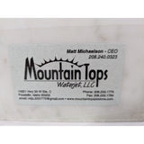 VW Bus 2012 Yellowstone VESI Marble Plaque Sign Paperweight Camper Club Volkswagen Enthusiast of Southeast Idaho