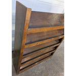 Display Shelf Book Magazine Shoes Rustic Reclaimed Wood Five Tier Rack Handcrafted Farmhouse Furniture