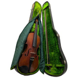 4/4 Antique 1924 Violin Francesco Viotoni Filius Bow Petrus Guarnerius Copy Koverite Case Wood Leather