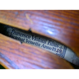 4/4 Antique 1924 Violin Francesco Viotoni Filius Bow Petrus Guarnerius Copy Koverite Case Wood Leather