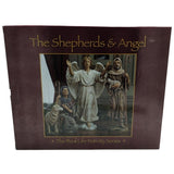 9" The Shepherds and Angel Lamb For Real Life Nativity Series Three Kings Gifts