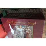 9" The Shepherds and Angel Lamb For Real Life Nativity Series Three Kings Gifts