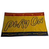 53x30" Bud Light Budweiser Play On Beach Towel 1888 Mills 100% Cotton Yellow Red Blue