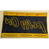 53x30" Bud Light Budweiser Play On Beach Towel 1888 Mills 100% Cotton Yellow Red Blue
