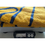 53x30" Bud Light Budweiser Play On Beach Towel 1888 Mills 100% Cotton Yellow Red Blue