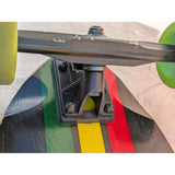 40" Yocaher Punked Rasta Lion Graphic Longboard Skateboard 70mm Speed Cruiser Wheels