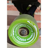 40" Yocaher Punked Rasta Lion Graphic Longboard Skateboard 70mm Speed Cruiser Wheels