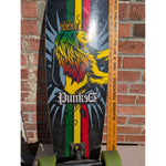 40" Yocaher Punked Rasta Lion Graphic Longboard Skateboard 70mm Speed Cruiser Wheels