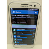 SCH-I535 Samsung Galaxy S3 Smartphone 16GB Verizon 8MP Camera Wi-Fi 4G LTE White Cell Phone Touchscreen Android