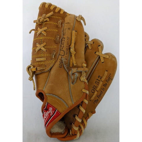 10.5 OR512 Nolan Ryan Rawlings Endorsed Baseball Glove Mitt Leather RHT OR 512 Youth