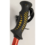 Mountainsmith Pyrite 7075 Trekking Pole Adjustable Hiking Stick Aluminum Red Black Yellow