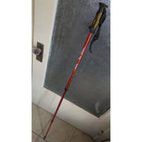 Mountainsmith Pyrite 7075 Trekking Pole Adjustable Hiking Stick Aluminum Red Black Yellow