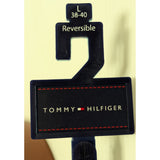 NEW 38-40 L Tommy Hilfiger Reversible Leather Belt Brown/Tan Silver Buckle NWT Tags