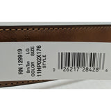 NEW 38-40 L Tommy Hilfiger Reversible Leather Belt Brown/Tan Silver Buckle NWT Tags