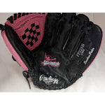 12 " FP22SB FastPitch Softball Rawlings Pink Black Baseball Glove Mitt Leather RHT