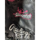 12 " FP22SB FastPitch Softball Rawlings Pink Black Baseball Glove Mitt Leather RHT