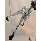 Pearl Chrome Snare Drum Stand Folding Tripod Double Braced Adjustable Heavy-Duty Rubber Feet
