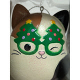 Squishmallows Kurt Adler 2023 CAM CALICO CAT Glasses Christmas 3" Ornament w BOX