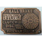 Vintage Hall Brake Velvetouch Clutch Disc 1983 Phoenix Casper Industrial Mining