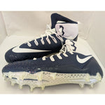 18 Men's Nike White Navy Force Savage Pro TD Football Cleats 880144-411 Shoes