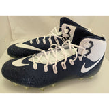 18 Men's Nike White Navy Force Savage Pro TD Football Cleats 880144-411 Shoes