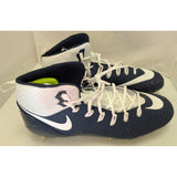 18 Men's Nike White Navy Force Savage Pro TD Football Cleats 880144-411 Shoes