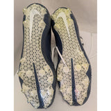 18 Men's Nike White Navy Force Savage Pro TD Football Cleats 880144-411 Shoes