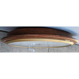 AS-IS HUGE 42" Round Oak Howard Miller 622-525 Wall Clock