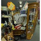 AS-IS HUGE 42" Round Oak Howard Miller 622-525 Wall Clock
