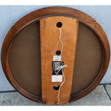 AS-IS HUGE 42" Round Oak Howard Miller 622-525 Wall Clock