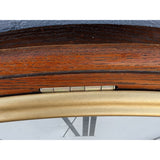 AS-IS HUGE 42" Round Oak Howard Miller 622-525 Wall Clock