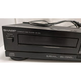 1989 Sharp DX-670 Audio CD Player Black 3-Beam 20 Track Laser System Retro Audio Tech