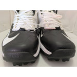 18 Men's Nike Black White Zoom Code Elite 3/4 Shark Football Cleats 603370-010 Shoes