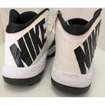 18 Men's Nike Black White Zoom Code Elite 3/4 Shark Football Cleats 603370-010 Shoes