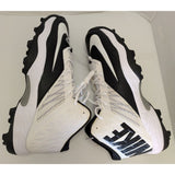 18 Men's Nike Black White Zoom Code Elite 3/4 Shark Football Cleats 603370-010 Shoes