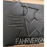 AS-IS 3x5 ft Dealer Volkswagen Fahrvergnügen Neon Wall Sign MagneTek Luminous Tube Transformer