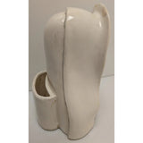 7" Nun Head Vase Planter Vintage Small Religion Religious Christianity Figure Figurine Pottery