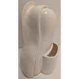 7" Nun Head Vase Planter Vintage Small Religion Religious Christianity Figure Figurine Pottery