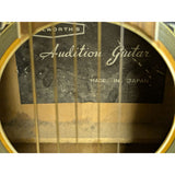 38" Woolworth's Audition Guitar Acoustic 6-String Vintage Japan Made Wood 1965 Traditional