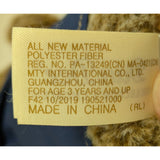 Peter Rabbit 2 Movie Dan Dee Plush Toy 16 Inch Dancing Singing Easter Stuffed Animal 2020 Brown Tan Polyester