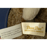 Peter Rabbit 2 Movie Dan Dee Plush Toy 16 Inch Dancing Singing Easter Stuffed Animal 2020 Brown Tan Polyester